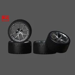 HRE P101 Rims + Tires Set