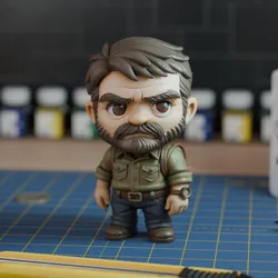 Joel Miller - The Last Of Us - Chibi Style