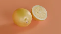 Lemon Photorealistic PBR Low-poly 3D model
