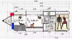 Micro Homes Food Trailer Home  3D model