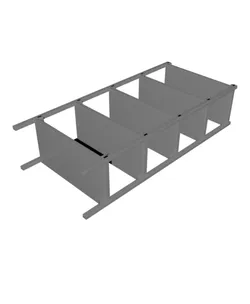 Miniature Replica 01. EKENABBEN Open Shelf Unit for Miniature Dollhouse - IKEA - 3D Print Instant Do