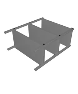 Miniature Replica 02. EKENABBEN Open Shelf Unit 33 In for Miniature Dollhouse - IKEA - 3D Print Inst