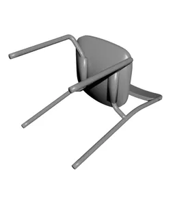 Miniature Replica 19. VIHALS Chair for Miniature Dollhouse - IKEA - 3D Print Instant Download