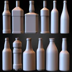 Pack of 20 Bottles Kitbash Volume 01
