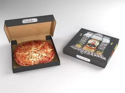 Pizza Package Low-poly 3D model