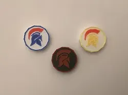 Spartan Tokens - Free 3D Print Model