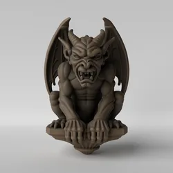 Wall Gargoyle Sculpture – Gothic and Fantasy Decor