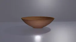 Wooden Bowl 3D model