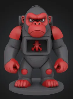 Zayken 3D - Mechanical Gorilla STL