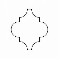 4 sizes - Moroccan Eid Arabesque Tile Tuscan Italian Plaque Cookie Cutter - SHARP cutting edges - So Versatile!
