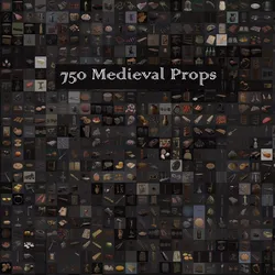 750 Medieval Props Pack