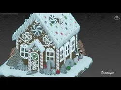 Gingerbread House 3D model