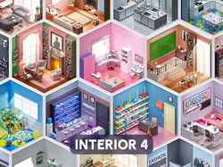 Interior 4 Low-poly 3D model