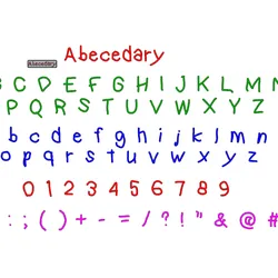 Letters and Numbers ABECEDARY (5) | Logo