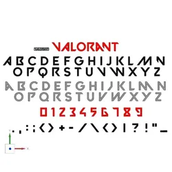 Letters and Numbers VALORANT Letters and Numbers | Logo