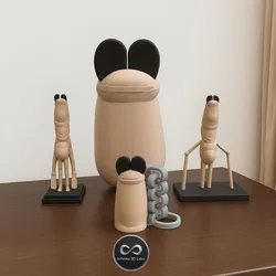MARCUS VR WORM BUNDLE (DECOR-KEYCHAIN-WALL HANG)