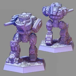 Metromech (Pose 1) - by PunyKaiju