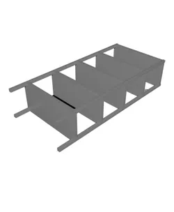Miniature Replica 01. BROR Shelving Unit V1 for Miniature Dollhouse - IKEA - 3D Print Instant Downlo