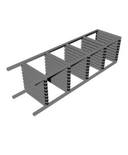 Miniature Replica 01. MUSKAN Shelf unit for Miniature Dollhouse - IKEA - 3D Print Instant Download