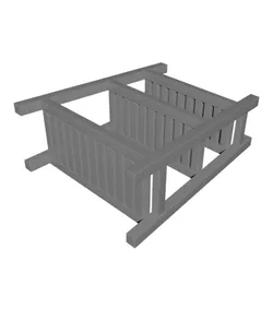 Miniature Replica 01. STOREDAMM Shelf Unit for Miniature Dollhouse - IKEA - 3D Print Instant Downloa