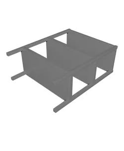 Miniature Replica 03. BROR Work Bench V2 for Miniature Dollhouse - IKEA - 3D Print Instant Download