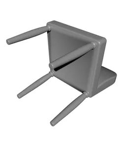 Miniature Replica 05. DANDERYD Chair for Miniature Dollhouse - IKEA - 3D Print Instant Download