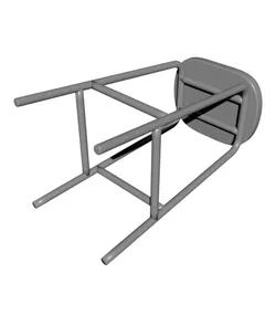 Miniature Replica 06. GRASALA Bar Stool 30 in for Miniature Dollhouse - IKEA - 3D Print Instant Down