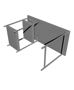Miniature Replica 07. LAGKAPTEN  SPAND Desk V2 47 In for Miniature Dollhouse - IKEA - 3D Print Insta