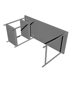 Miniature Replica 08. LAGKAPTEN  SPAND Desk V2 55 In for Miniature Dollhouse - IKEA - 3D Print Insta
