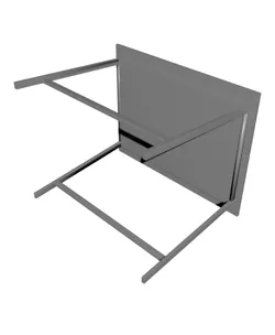 Miniature Replica 08. MITTZON Conference Table V2 - 55 In for Miniature Dollhouse - IKEA - 3D Print