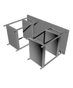 Miniature Replica 09. LAGKAPTEN  SPAND Desk V3 47 In In for Miniature Dollhouse - IKEA - 3D Print In