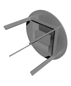 Miniature Replica 11. MITTZON Conference Round Table V1 for Miniature Dollhouse - IKEA - 3D Print In
