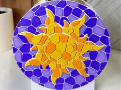 Mosaic Sun Soap Holder - BBW, Softsoap, Dial - Free 3D Print Model