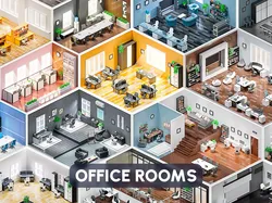 Office Rooms Low-poly 3D model