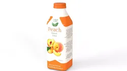 Peach juice bottle 3D model