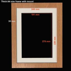 Photo Frame A4 with mount