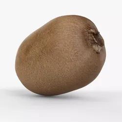 Photorealistic 3D scan of  kiwi Low-poly 3D model
