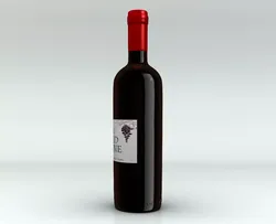 Red Wine bottle 3D model