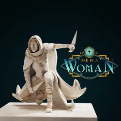Serpentfolk Sorcerer - Krohlia - 28/32mm and 75mm