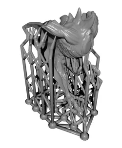 Undead Pterodactyl Lich - Mortivex, Dinovian Necromancer (Pre-supported)