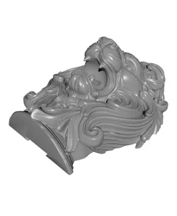 Victorian Gothic Lion Wall Plaque Ornate Decor