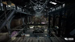 Victorian Market in Abandoned Factory Building Low-poly 3D model