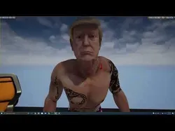 Workout Trump Unreal Engine model--coolgames 3D model