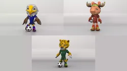 2026 FIFA World Cup Mascots - Rigged 3D Model Pack