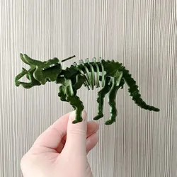 3D Puzzle – Triceratops Dinosaur | 17 Easy-to-Assemble Parts