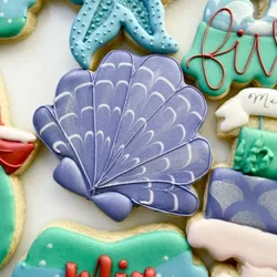 4 sizes - Seashell Shell Beach Ocean Theme Cookie Cutter - SHARP cutting edges - So Versatile!