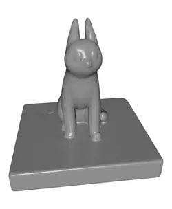 Adorable Kawaii Chibi Cat - High Quality 3D Print