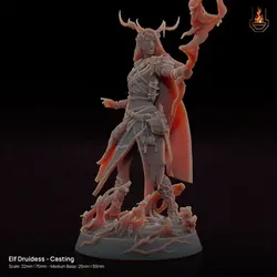 Elf Druidess - Casting