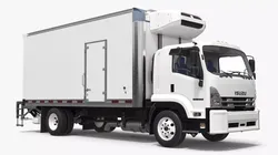 Isuzu FTR Vehicle Cargo Truck 2025 White 3D model