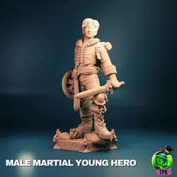 Male Martial Young Hero